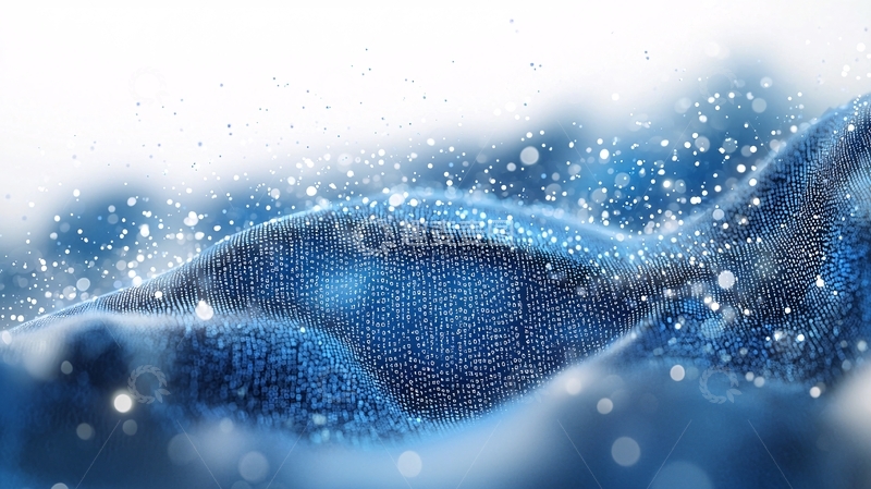 高清大图下载【趣麦麦图】蓝色波浪