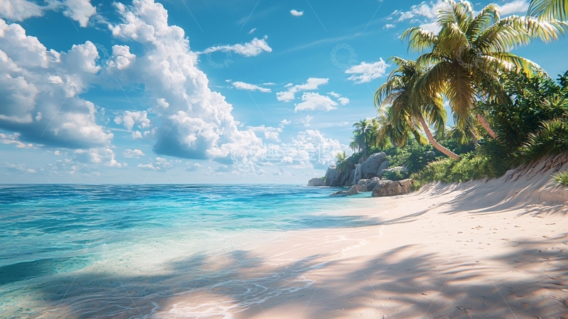 高清大图下载【趣麦麦图】热带海滩风景