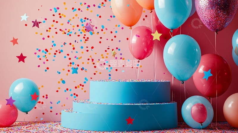 高清大图下载【趣麦麦图】粉色背景