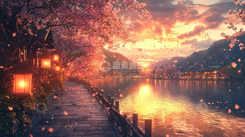 高清大图下载【趣麦麦图】樱花22