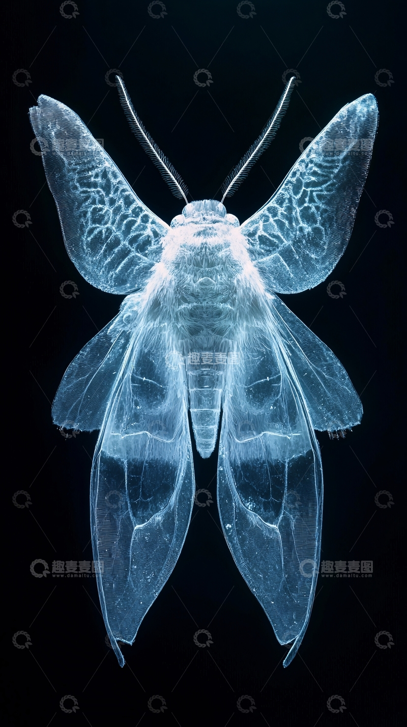 高清大图下载【趣麦麦图】透视蛾子