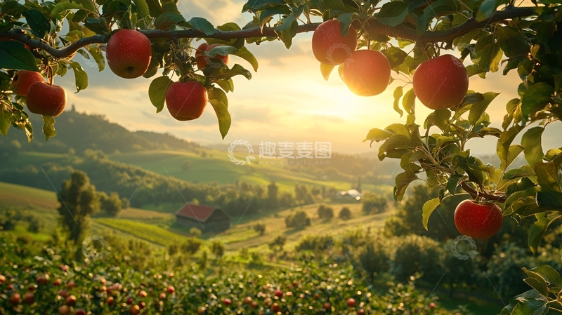 高清大图下载【趣麦麦图】苹果树