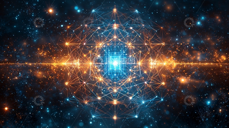高清大图下载【趣麦麦图】宇宙能量几何图案