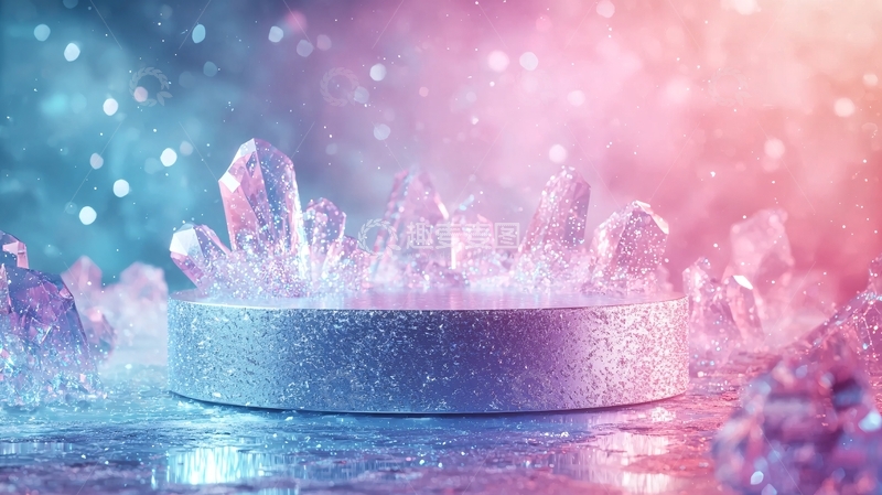高清大图下载【趣麦麦图】梦幻水晶舞台