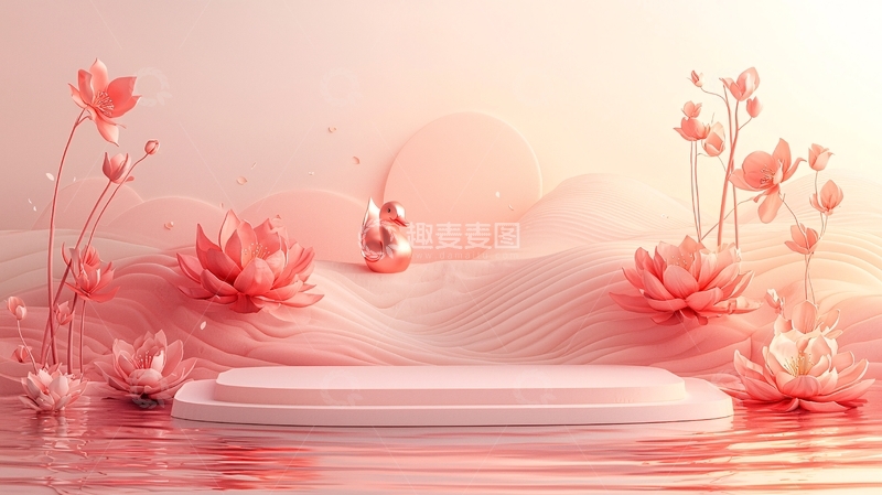 高清大图下载【趣麦麦图】粉色梦幻场景