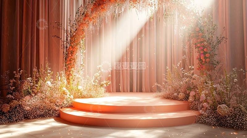 高清大图下载【趣麦麦图】轻奢浪漫婚礼背景