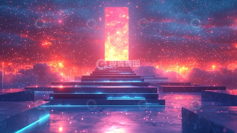 高清大图下载【趣麦麦图】宇宙星河大门