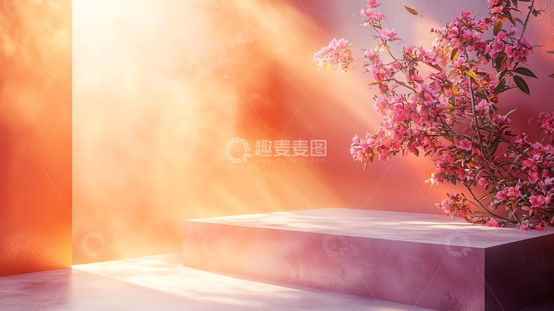 高清大图下载【趣麦麦图】粉色背景