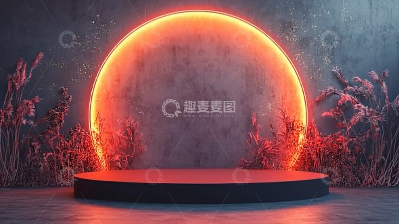 高清大图下载【趣麦麦图】暗色系产品展示背景