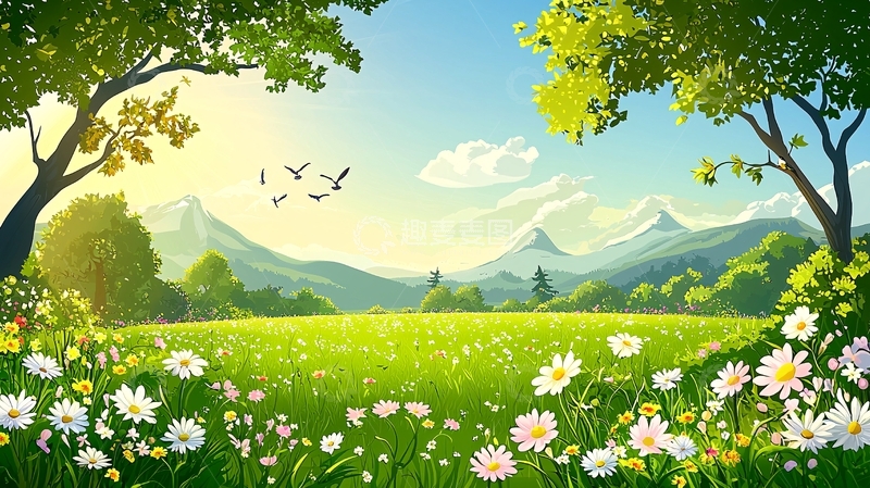 高清大图下载【趣麦麦图】绿色田园风光