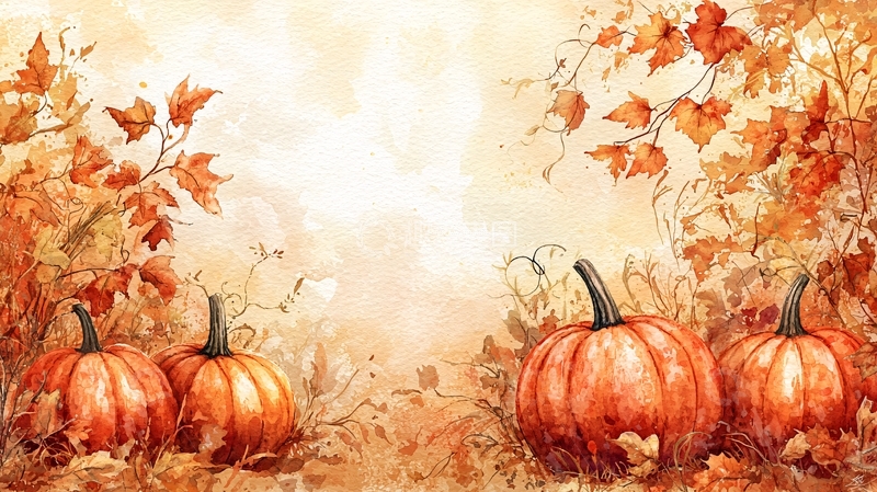 高清大图下载【趣麦麦图】秋天南瓜