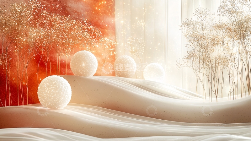 高清大图下载【趣麦麦图】梦幻冬季场景