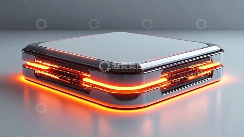 高清大图下载【趣麦麦图】科技感十足的金属盒子