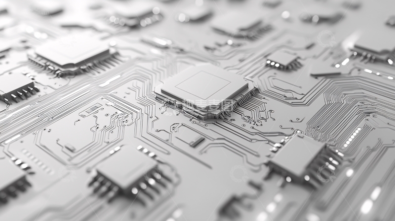 高清大图下载【趣麦麦图】高科技芯片电路板特写