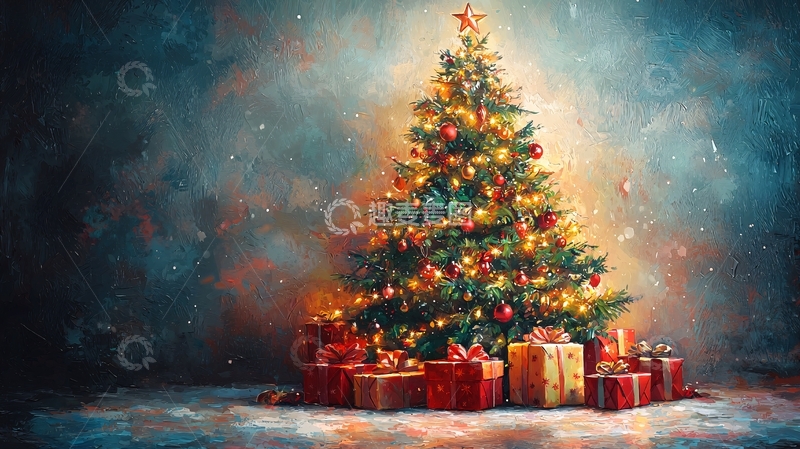 高清大图下载【趣麦麦图】圣诞树