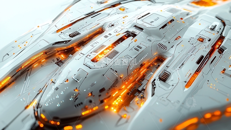 高清大图下载【趣麦麦图】未来科技飞船34