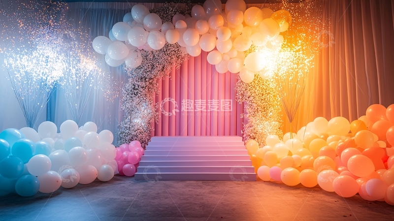 高清大图下载【趣麦麦图】梦幻婚礼背景