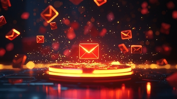 未来科技感邮件图标
