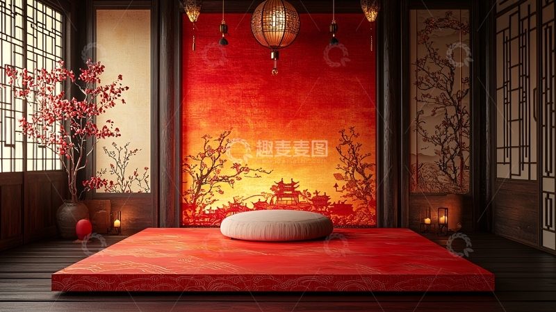 高清大图下载【趣麦麦图】中式禅意空间
