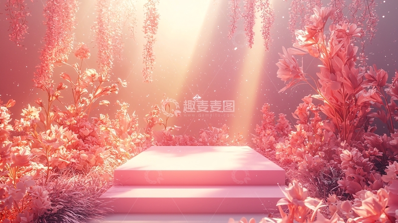 高清大图下载【趣麦麦图】粉色梦幻场景