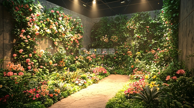 高清大图下载【趣麦麦图】绿植背景墙