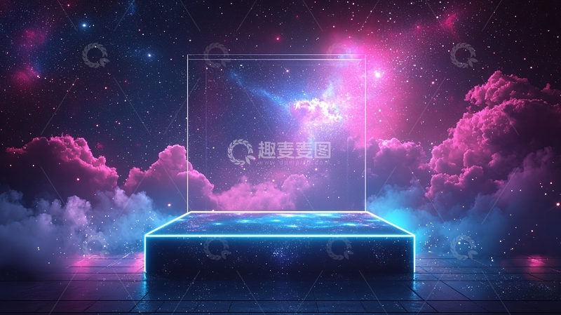 高清大图下载【趣麦麦图】宇宙星空背景