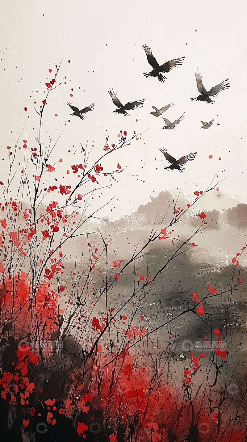 高清大图下载【趣麦麦图】水墨画