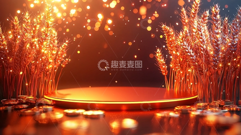 高清大图下载【趣麦麦图】金色麦穗