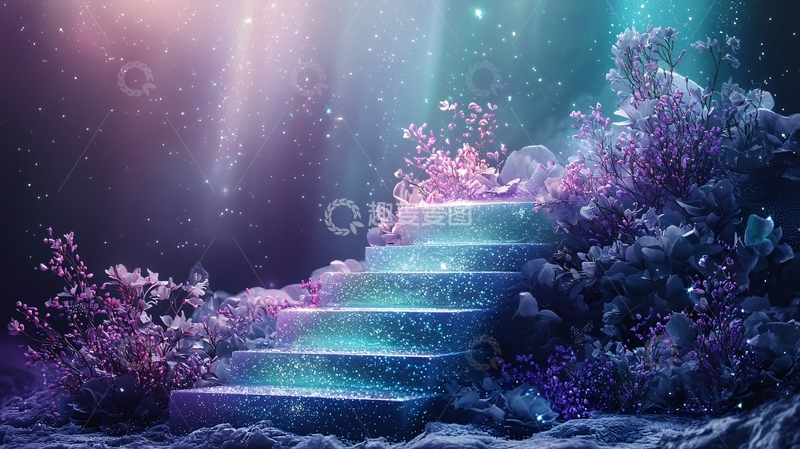 高清大图下载【趣麦麦图】梦幻阶梯11
