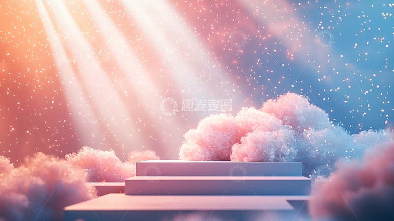 高清大图下载【趣麦麦图】梦幻云朵背景