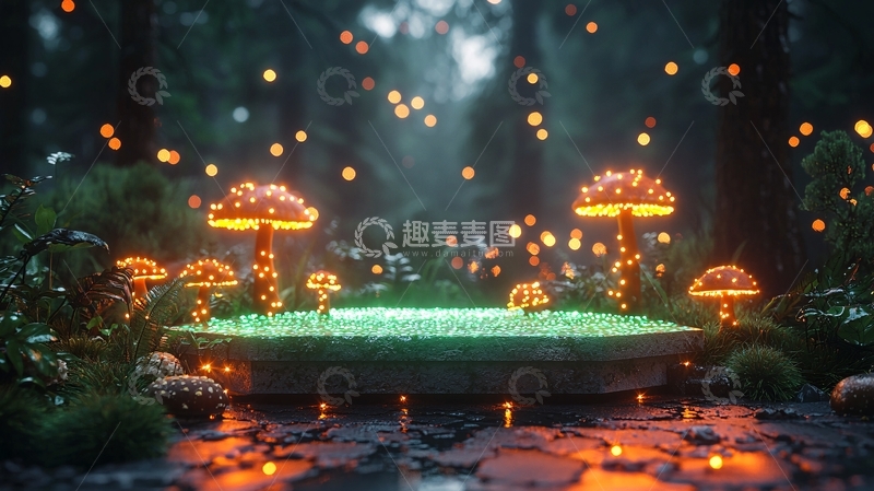 高清大图下载【趣麦麦图】梦幻森林