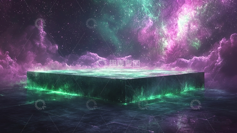 高清大图下载【趣麦麦图】宇宙方块