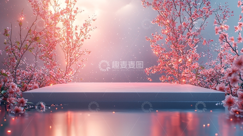 高清大图下载【趣麦麦图】粉色樱花