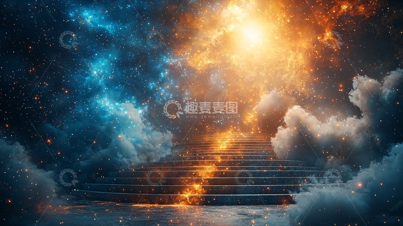 高清大图下载【趣麦麦图】通往天堂的阶梯