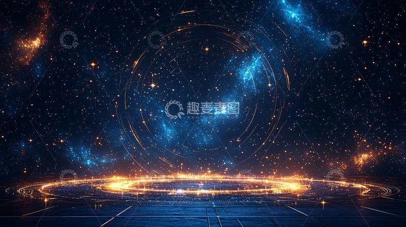 高清大图下载【趣麦麦图】宇宙星空背景