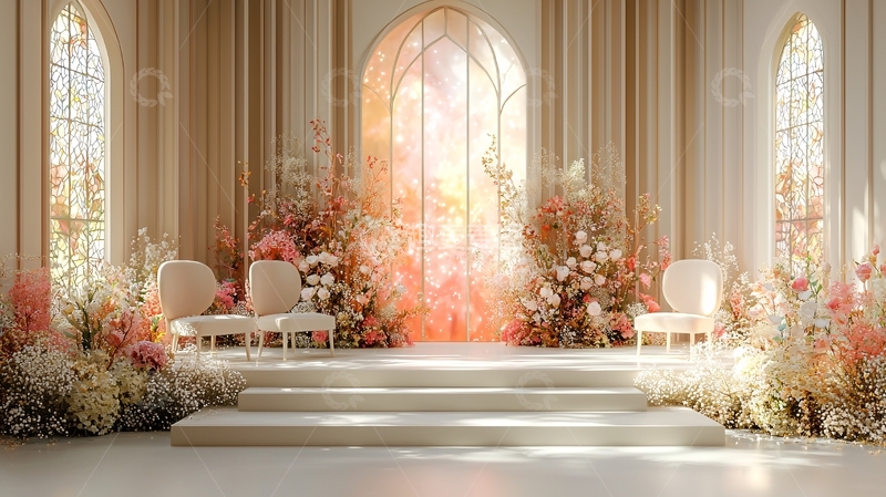 高清大图下载【趣麦麦图】欧式婚礼背景