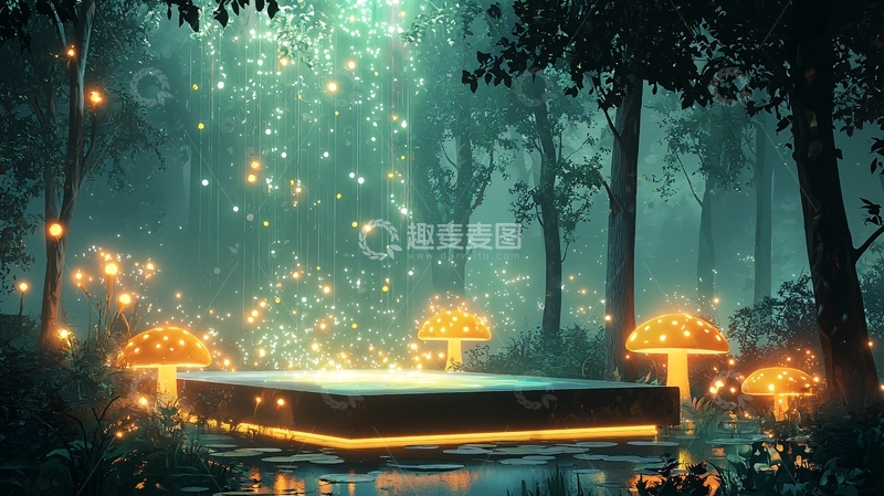 高清大图下载【趣麦麦图】梦幻森林