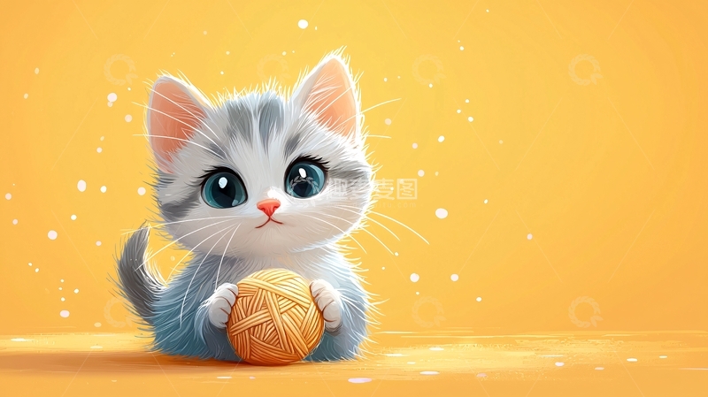 高清大图下载【趣麦麦图】可爱小猫