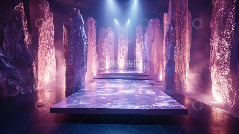 高清大图下载【趣麦麦图】紫色水晶通道