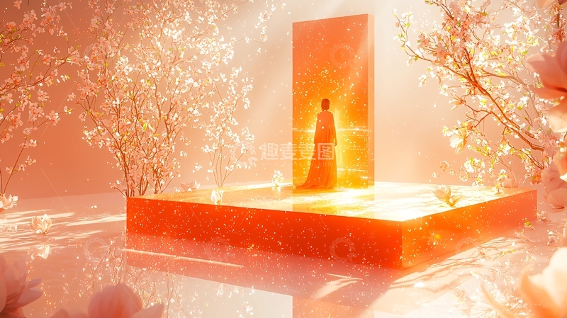 高清大图下载【趣麦麦图】光影梦幻场景