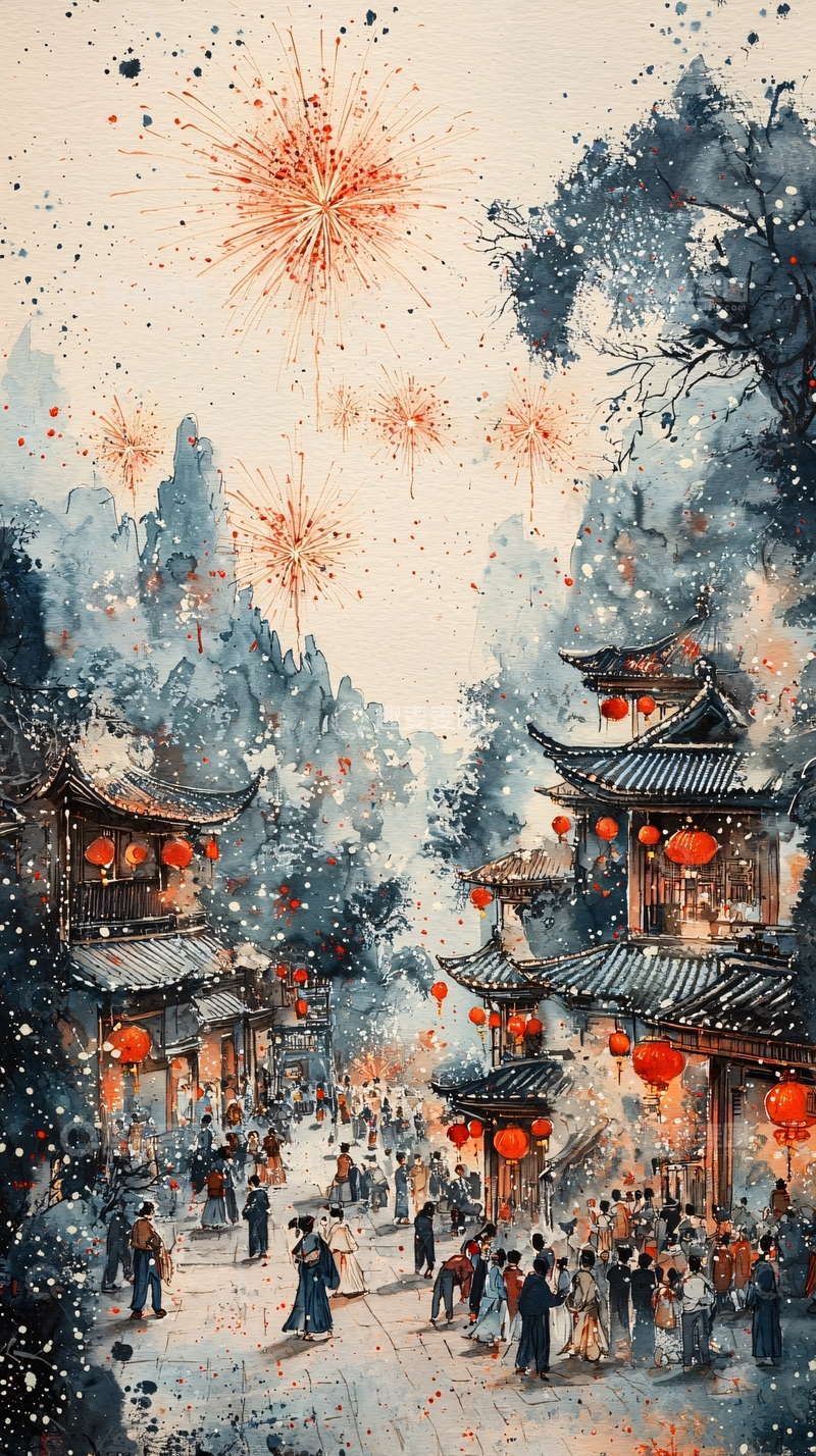 高清大图下载【趣麦麦图】水墨画