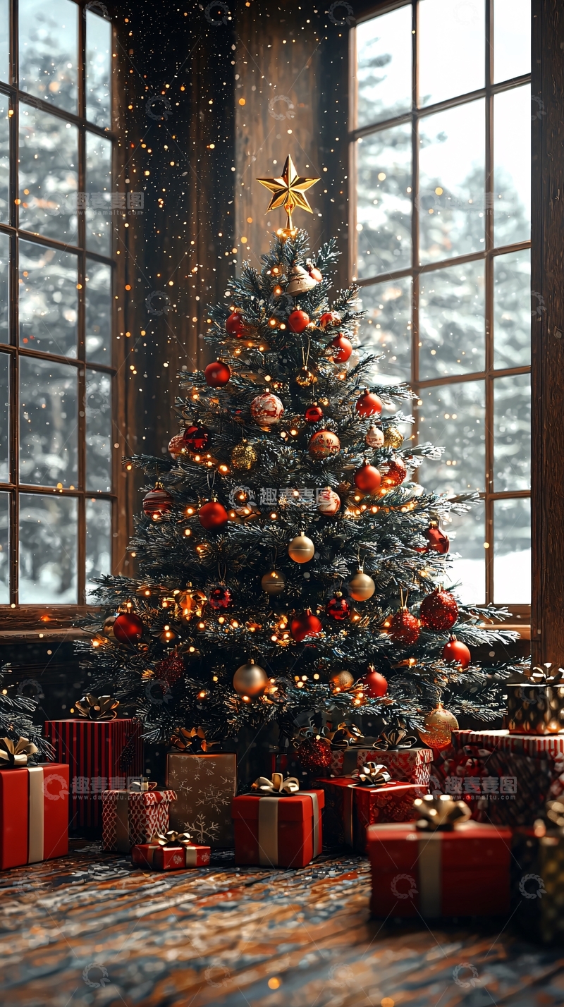 高清大图下载【趣麦麦图】圣诞树