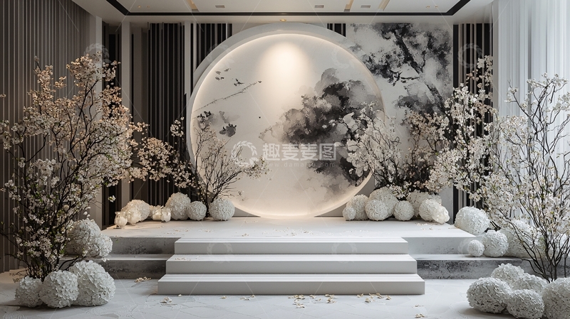 高清大图下载【趣麦麦图】中式婚礼背景