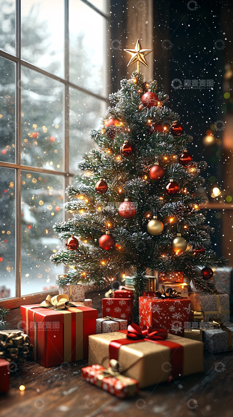 高清大图下载【趣麦麦图】圣诞树