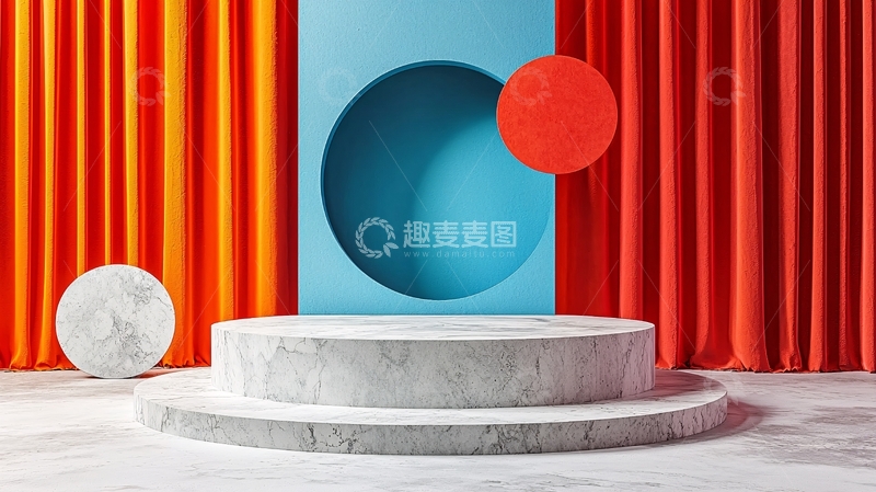 高清大图下载【趣麦麦图】极简风格产品展示台