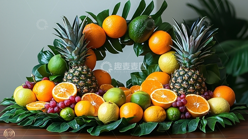高清大图下载【趣麦麦图】热带水果组合