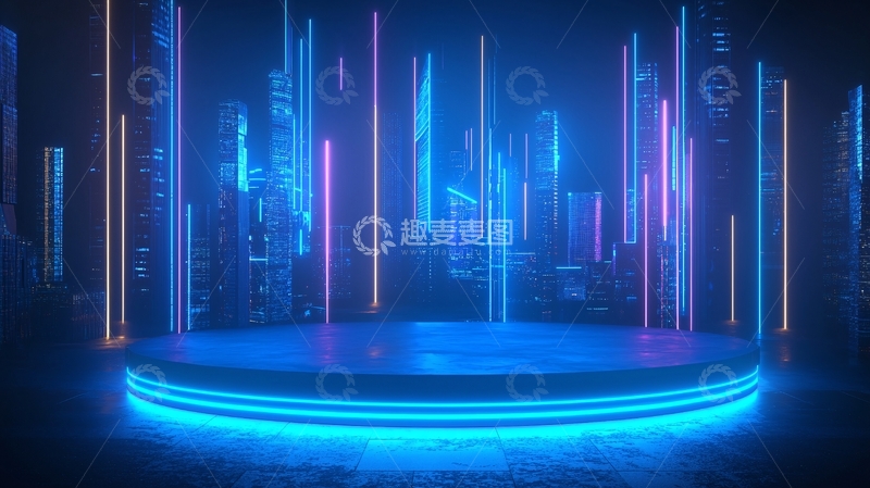 高清大图下载【趣麦麦图】未来都市