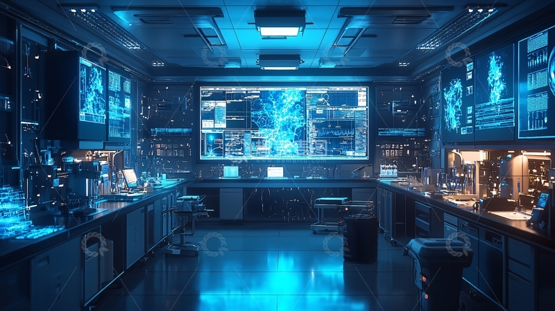 高清大图下载【趣麦麦图】未来科技实验室