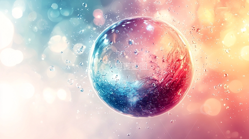 高清大图下载【趣麦麦图】彩色水晶球