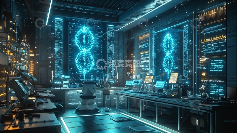 高清大图下载【趣麦麦图】未来科技感酒吧